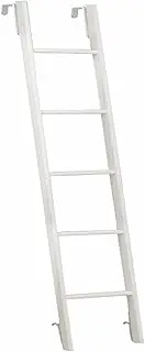 Replacement Bunk Bed Ladder White, Hook-on Rv Ladders for Travel Trailer/Camper/Beds, Hanging Step Ladder Climb Ladders, with Accessories (Size : 150cm/59)