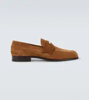[Christian Louboutin] Christian Louboutin Penny leather penny loafers AU 9 brown