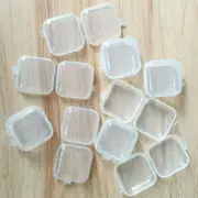 10/30Pcs Mini Clear Plastic Storage Box Case Jewelry Bead Screw Container Holder