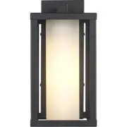 Trans Globe Lighting 51460-BK Adler 1 Light 12 inch Black Outdoor Wall Light