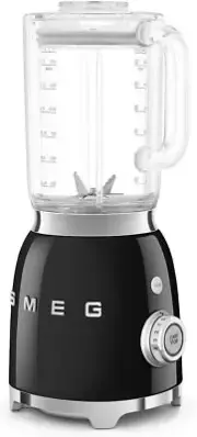 SMEG BLF01BLUS 50's Retro Style Aesthetic Blender (600 W Motor), Black