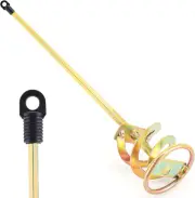 Paint Mixer for Drill - Rust-Proof Stirrer Attachment for 1-5 Gallon Buckets, Wo