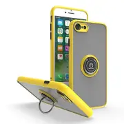 With Ring Holder Stand Cover Case for iPhone 6 6S - Yellow