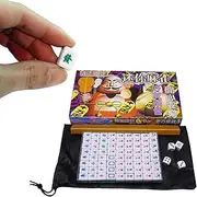 Mahjong Set | Portable 144 Traditional Game Set, PP Board Game, Supplies for Family