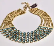 Henri Bendel spring collection sneak peak multi layer crystal necklace Org $298