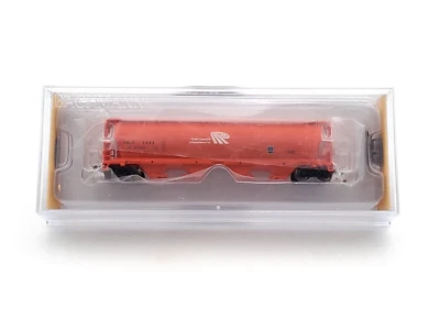 Bachmann 4 Bay Grain Hopper Potash - N Scale Model Train Freight Car - #19156