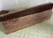 One Piece Hawaiian Feathered Kolohala/Pheasant Wood ~12 3/4" x 5" x 1" (#773)