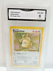 GMA 6 Pokemon Kangaskhan Jungle Set 5/64 Holo Card Unlimited