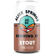 Alice Springs Brewing Co Stout Can 375mL