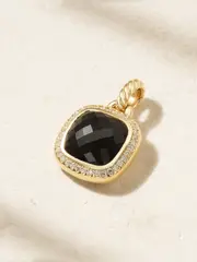 [David Yurman] David Yurman - Albion® 18-karat Gold, Onyx And Diamond Pendant - Black - One size One size Black