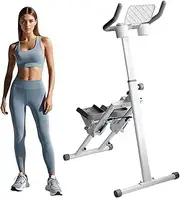 Stair Stepper Folding Vertical Cardio Exercise Climber Stair-Master for Exercise at Home Full Body Workout Machine with Handlebar 242LBS Load with Adjustable Step Range Handlebar & Pedals