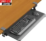 ERGOMAKER Keyboard Tray under Desk, Small Computer Desk with Keyboard Tray 25.6"