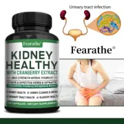 Kidney Support Restore Cleanse Detox Flush 705mg Capsule with Cranberry for UTI