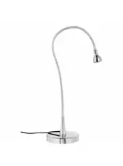 IKEA JANSJO Chrome LED Desk Lamp Flexible Gooseneck Articulating Plug-In Light