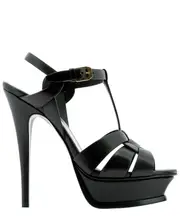 [Saint Laurent] Saint Laurent-Sandali Nero-Donna 40