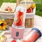 Portable Blender 6 Blades Detachable Bottom Easy Cleansing Rechargeable Mini HOM