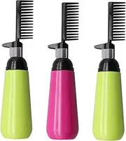 HONITANO 3pcs Hair Coloring Applicator Bottle with Brush Comb Lightweight Hair Dye Bottle for Even Application and Scalp Protection for Salon and Home Use