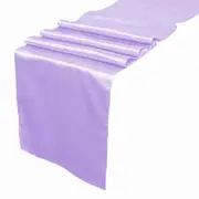 10 Table Runners Satin Wedding Event Runner Sash Cover Chair Lavender Blue