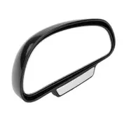 Car Mirror 360 Degree Adjustable Wide Angle Side Rear Mirrors Blind Spot Snap Way for parking Auxiliary Parking Rear View Mirror black-right