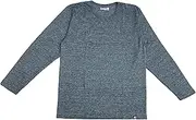 [Kaepa] Kapa Men's Long Sleeve Crew Neck Inner Shirt, Quilted Inner Shirt, Warm, Padded Material