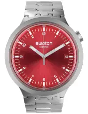 [Swatch] Scarlet Shimmer Watch in Red