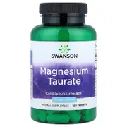 Swanson, Magnesium Taurate, 120 tablets (100 mg per Tablet)