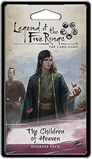 Fantasy Flight Games Legend of The Five Rings: The Card Game The Children of Heaven Dynasty Pack | Strategy Game for Adults and Teens | Ages 14+ | 2 Players | Avg. Playtime 45-90 Minutes | Made