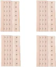 TMTGTS Bra Extender Pack of 8 Bra Extenders 3 Rows with 7 Hooks Bra Extender Soft and Comfortable Bra Hooks Replacement Underwear Extension Women's Bustiers Shapewear Waist Cincher (Colour 7#)