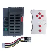 RX74-1 24V 2.4G Bluetooth Remote Control Receiver Controller Box Kit for Children Electric Ride on Toys Car Black
