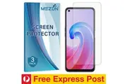 [Set of 3] OPPO A96 Ultra Clear Screen Protector Film by MEZON Case Friendly, Shock Absorption (OPPO A96, Clear) FREE EXPRESS