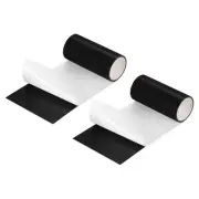 2Pcs Inflatable Patch Repair Kit 4 in x 5 Ft TPU Pool Patches Repair Tape,Black