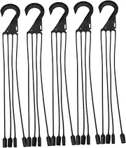 HIAKDOFT 5pcs Hanging Flower Pot Hangers with Hooks Durable Plastic Plant Basket Chains for Use for Displaying Greenery and Enhancing Spaces