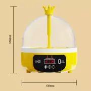 Mini Egg Incubator for Home Automatic Temperature Humidity Control 4 Eggs