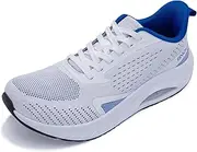 [MEHOTO] Wide Toe Box Shoes for Men Arch Support Air Running Shoes Tennis Fashion Walking Sneaker Wide Width Orthotic Shoe for Plantar Fasciitis Size 8-13