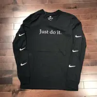 在飛比找蝦皮購物優惠-NIKE JUST DO IT 電繡LOGO休閒長T