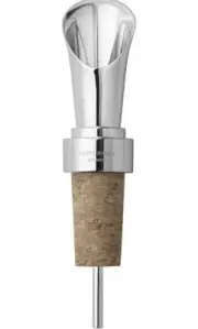 Georg Jensen Manhattan Wine Pourer Stainless Steel Cork