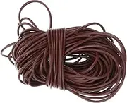 Beads for Jewelry Making Brown Leather Cord DIY Necklace Chain Craft Material for Handmade Accessories