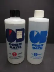 Orbit Bath OR-16 chemicals 16oz 2 bottles new old stock