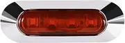 Car Side Indicator Light,4 LED Rear Side Marker & Turn Signal Lights - 12/24v Turn Signal Lights, LED Side Marker, Indicators Light Lamp for Boat, Vehicle, Rv, Truck