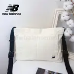 【NEW BALANCE】 NB 韓國版斜背包_中性_象牙白_BGCBAF606IV