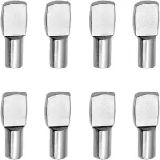 100 Pcs Shelf Pins Pegs 5Mm Spoon Shape Nickel Plated Shelf Support Pegs New
