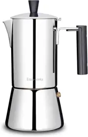 Pedro Stovetop Espresso Maker 6Cup 300Ml Stainless Steel Italian Coffee Machine