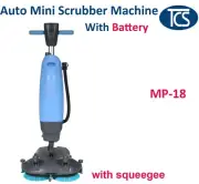 TCS Battery Powered Mini Floor Scrubber Machine & Squeegee Drier MP-18