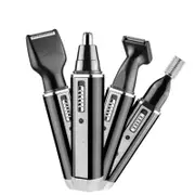 4 in 1 Electric Nose Ear Hair Trimmer Rechargeable Men Women Trimming Sideburns Eyebrows Beard Hair Clipper Hair Removal Shaver