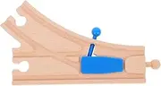 FUNNETOYU Wooden Track for Switch Track Enhances Imagination Logic Skills Addition to Train Scene Layouts Safe for Young