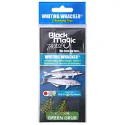 Black Magic Whiting Whacker Rig Pack #Green Grub
