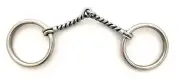 AJ Tack Sweet Iron Loose Ring Twisted Snaffle Bit