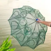 2-12 Holes Automatic Fishing Net Cage Foldable Fish Trap Cast Nets Cast Network