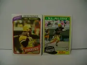 DAVE PARKER LOT 1980 TOPPS #310 1981 TOPPS #640 EX +