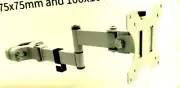 VIVO Mount-Pole01AW ~Pole Mount Monitor Arm for (75x75mm or 100x100mm/3or4"holes